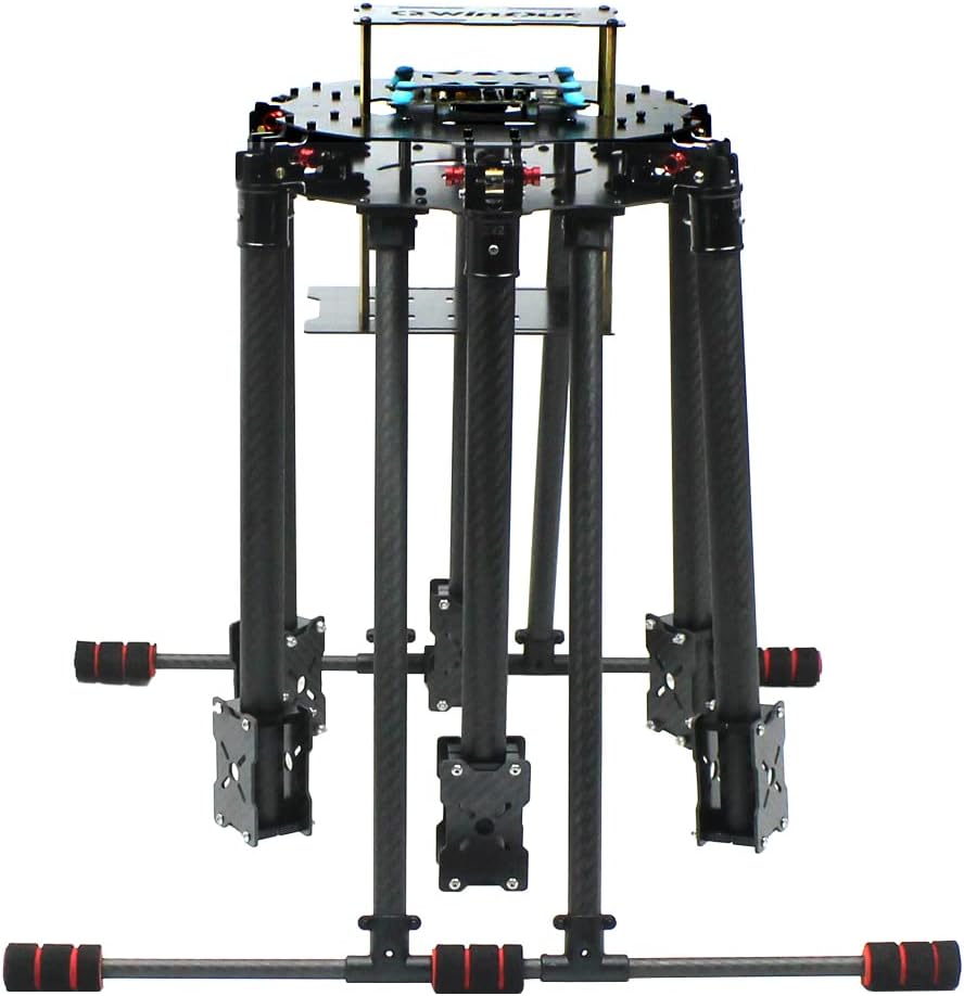 QWinOut T850 6-Axle Carbon Fiber Frame 850mm Un-Assembly Airframe Kit for DIY RC Quadcopter