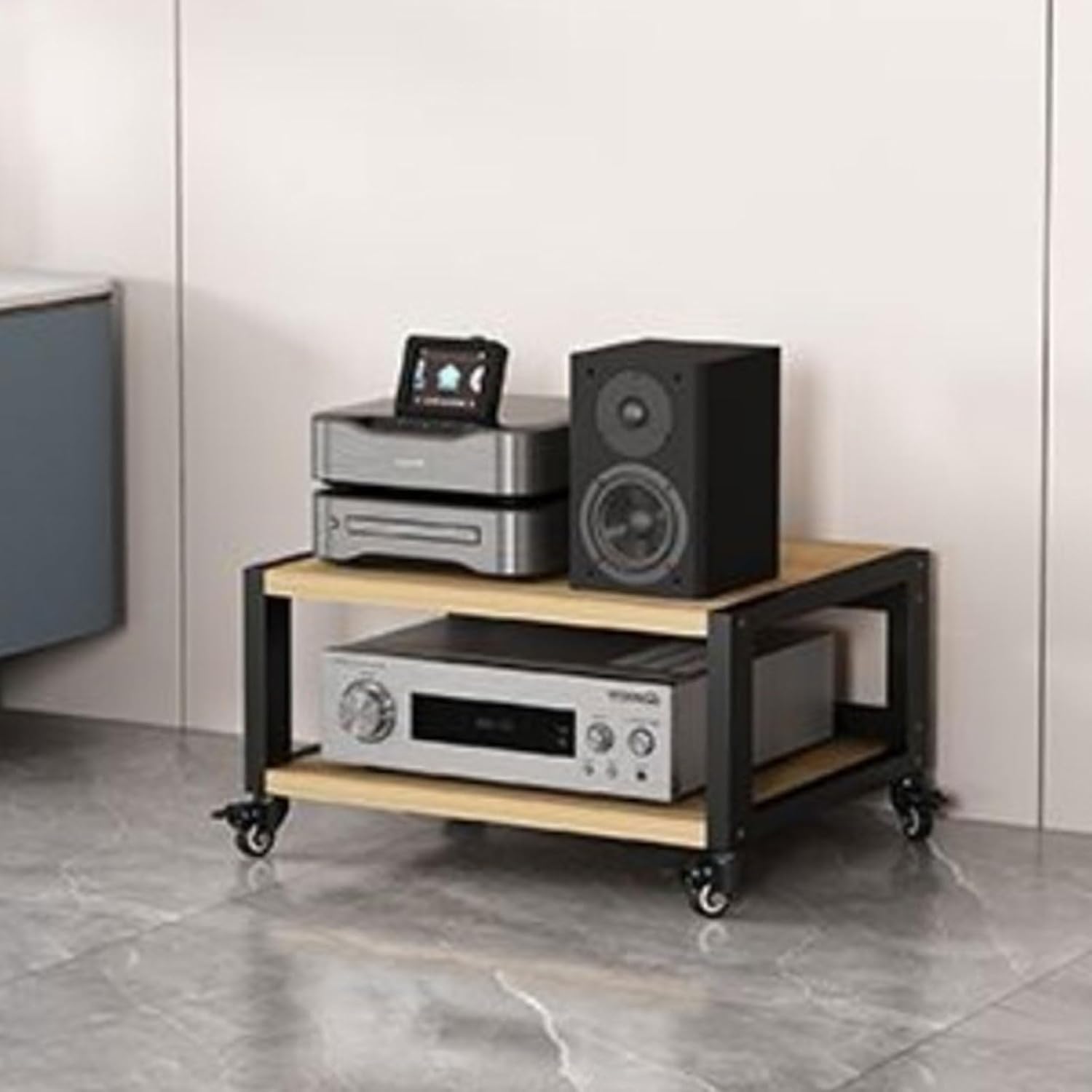 LHXLSH Stereo Stand with Wheels