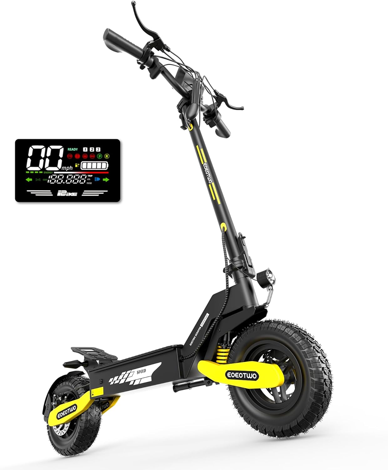 Off Road Electric Scooter for Adults, 1200W/2400W Motor E Scooter, Up to 31/40 MPH Top Speed & 20/43 Miles Long Range, 11
