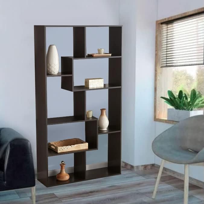 SEDLAV Modern 8-Cube Bookcase, White (White)