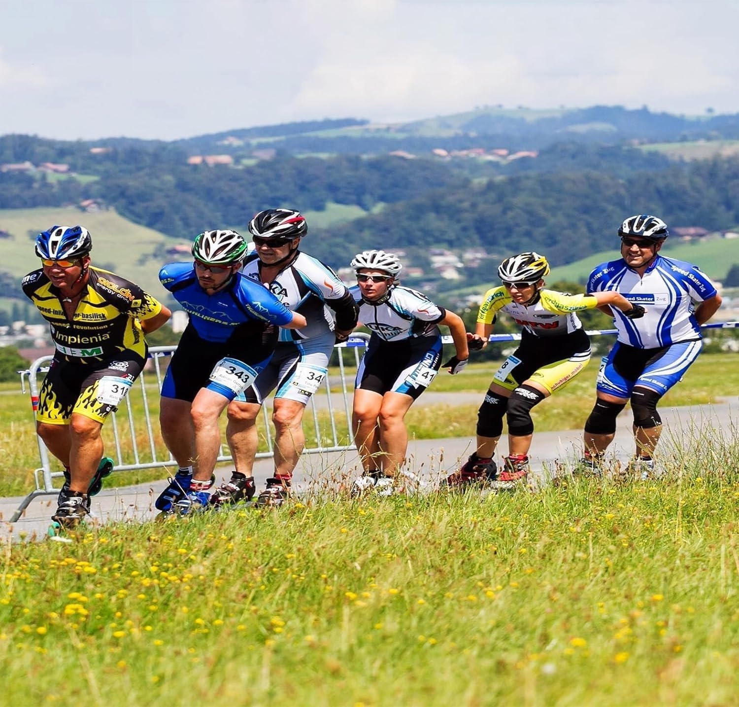 Professional Inline Speed Skates, Unisex Fitness Roller Skates for Adults Kids, Adjustable Fitness Racing Shoes for Beginners and Teens