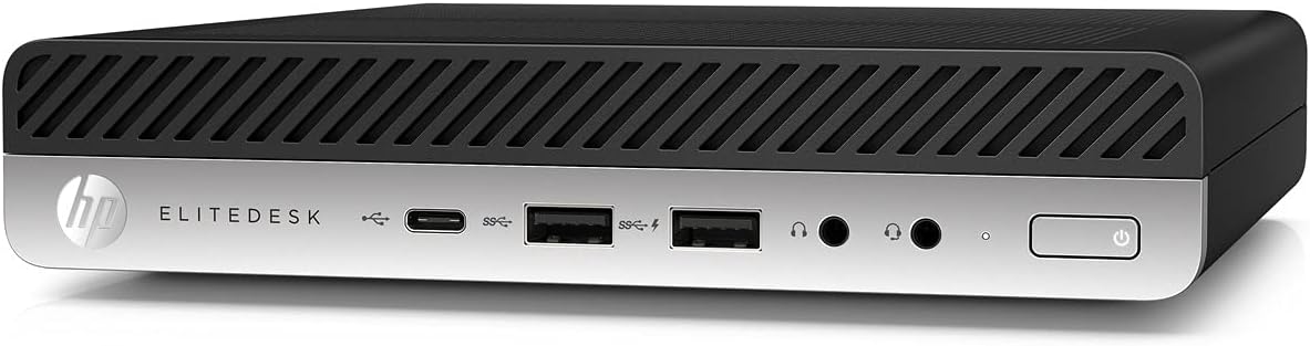 HP 800 G4 Mini Desktop Intel i7-8700T UP to 4.00GHz 32GB DDR4 256GB NVMe SSD Built-in WiFi BT Dual Monitor Support Wireless Keyboard and Mouse Win11 Pro (Renewed)