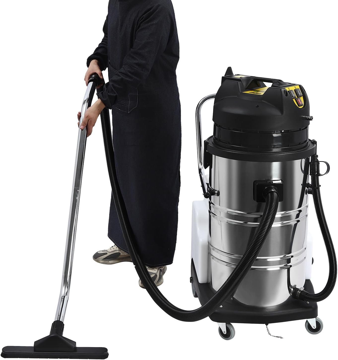 BANEBONE 2110W Commercial Carpet Cleaner Machine - 5.3Gal Portable Extractor with 4 Attachments, 250mbar Suction, IPX4 Waterproof for Hotel/Upholstery/Office Cleaning