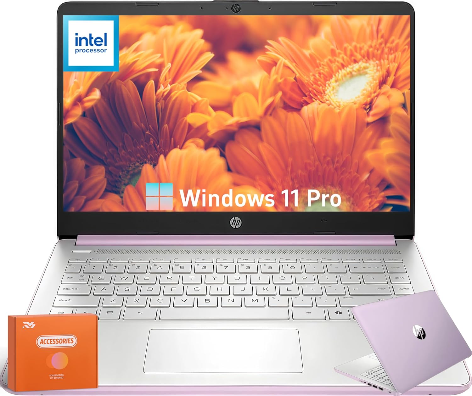 HP 2025 Laptop, Intel 4-Core N150(Beats N4120), 14