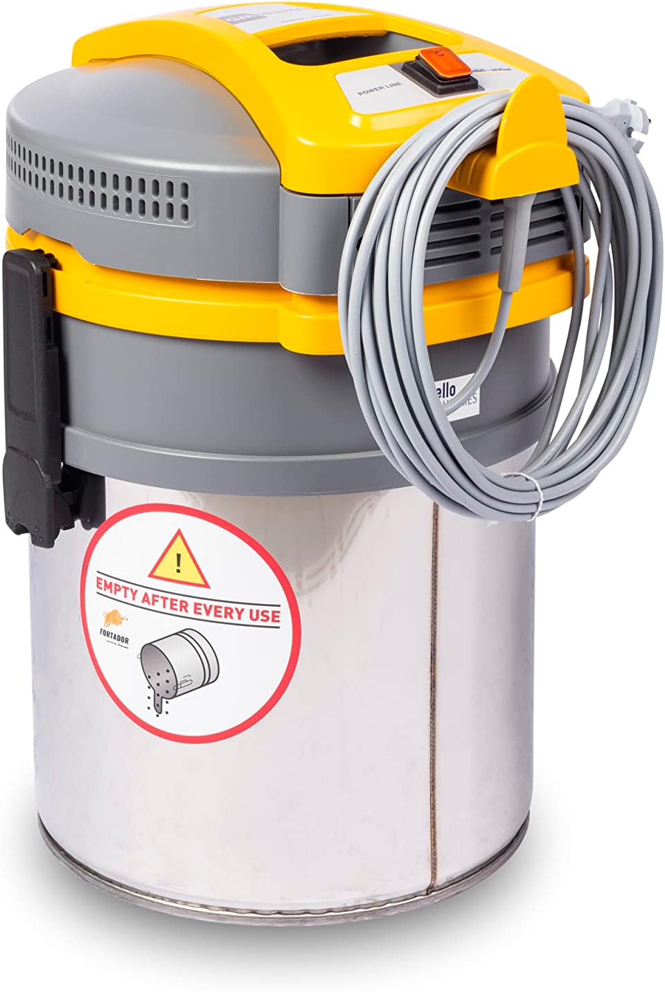 Dry-wet vacuum cleaner for Ghibli & Wirbel steam cleaner, Vacuum cleaner for steam cleaner, pressure washer, high power, accessories for steam cleaner