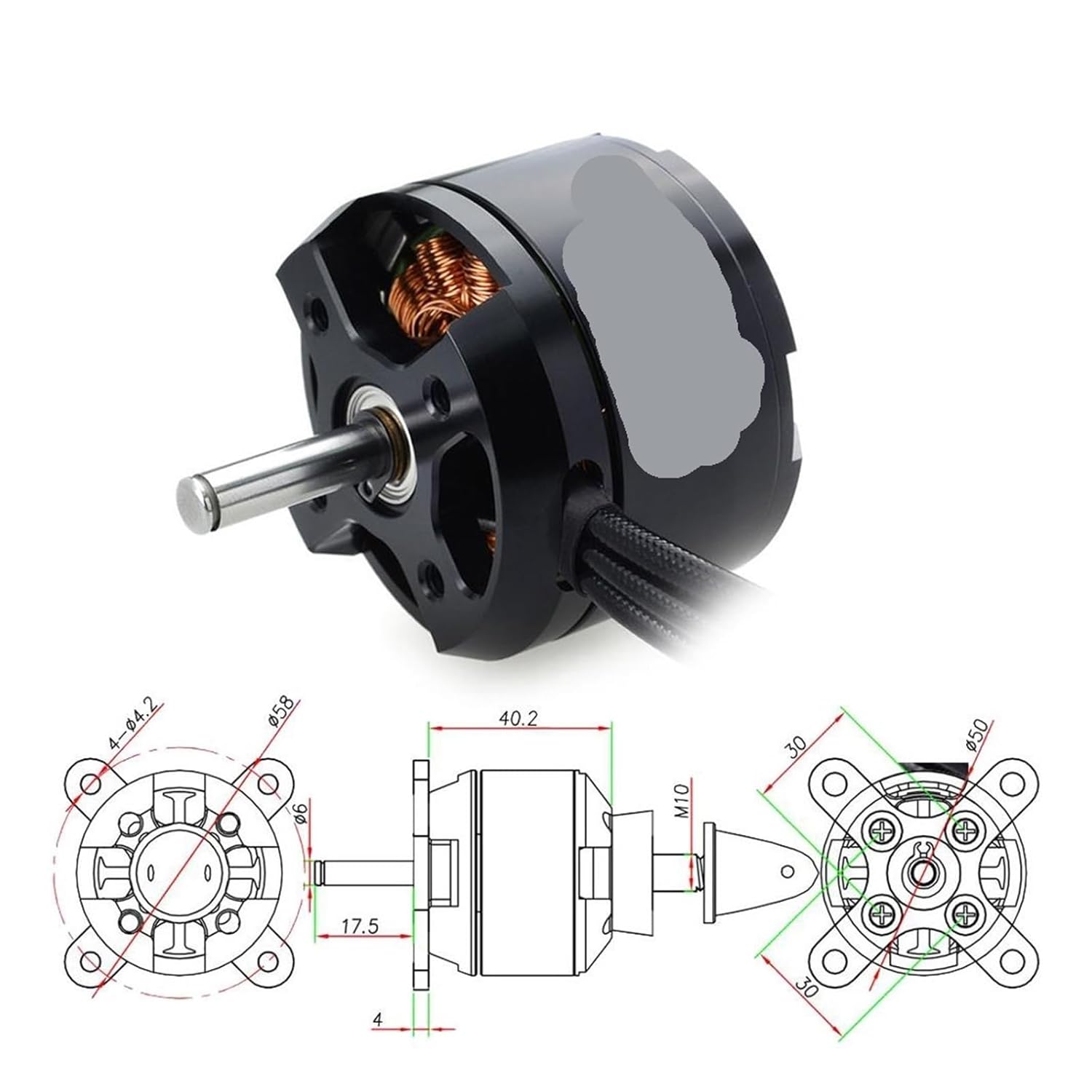 C5045 9T 5045 890KV Brushless Motor