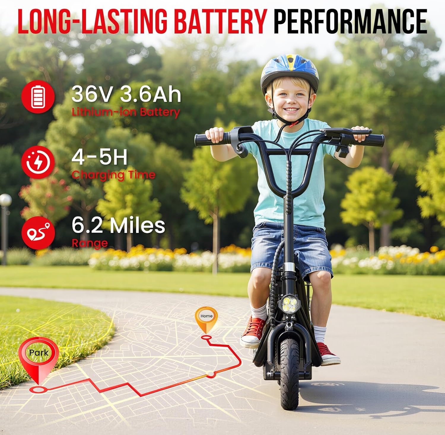 48V/36V Electric Scooter with Seat, Adult E Scooters with Seat, 372W-750W Motor, 6-20 Miles, 18.75mph/17.4mph/11.18mph, Electric Scooter for Adults, Dual Brakes, 14