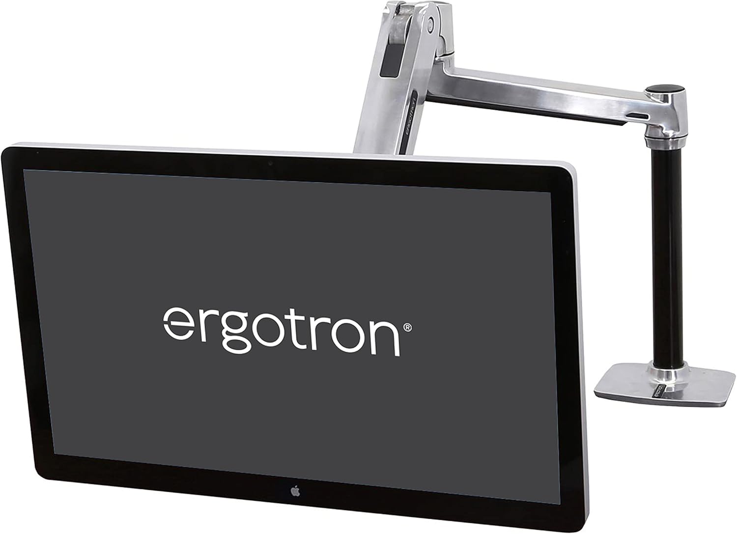 Ergotron – LX HD Sit-Stand Single Monitor Arm, VESA Desk Mount – for Monitors Up to 49 Inches, 14 to 30 lbs – Polished Aluminum