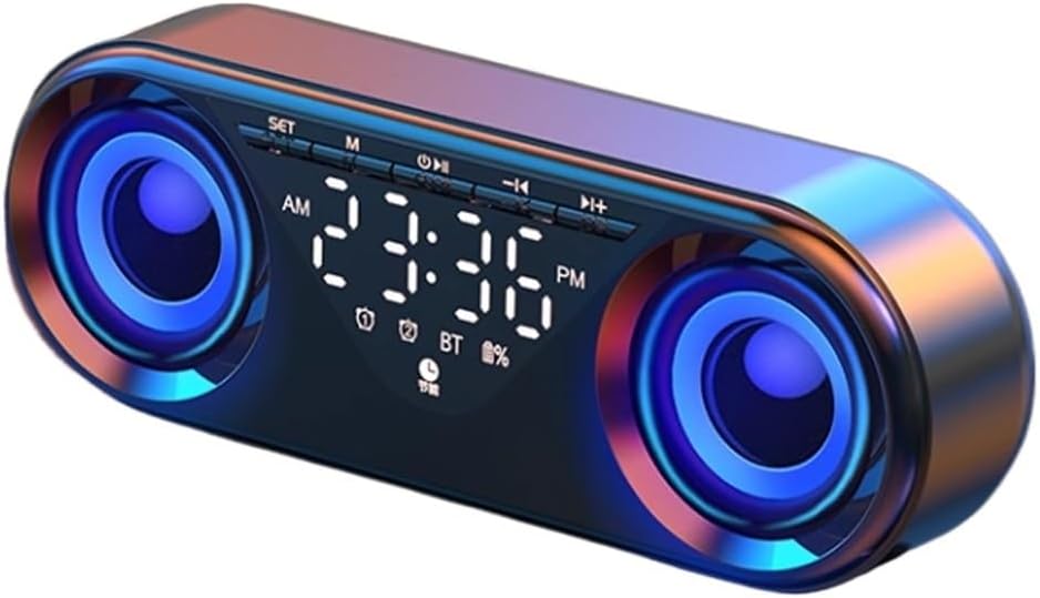 Intelligent Speaker, Subwoofer, Electronic Alarm Clock, mini