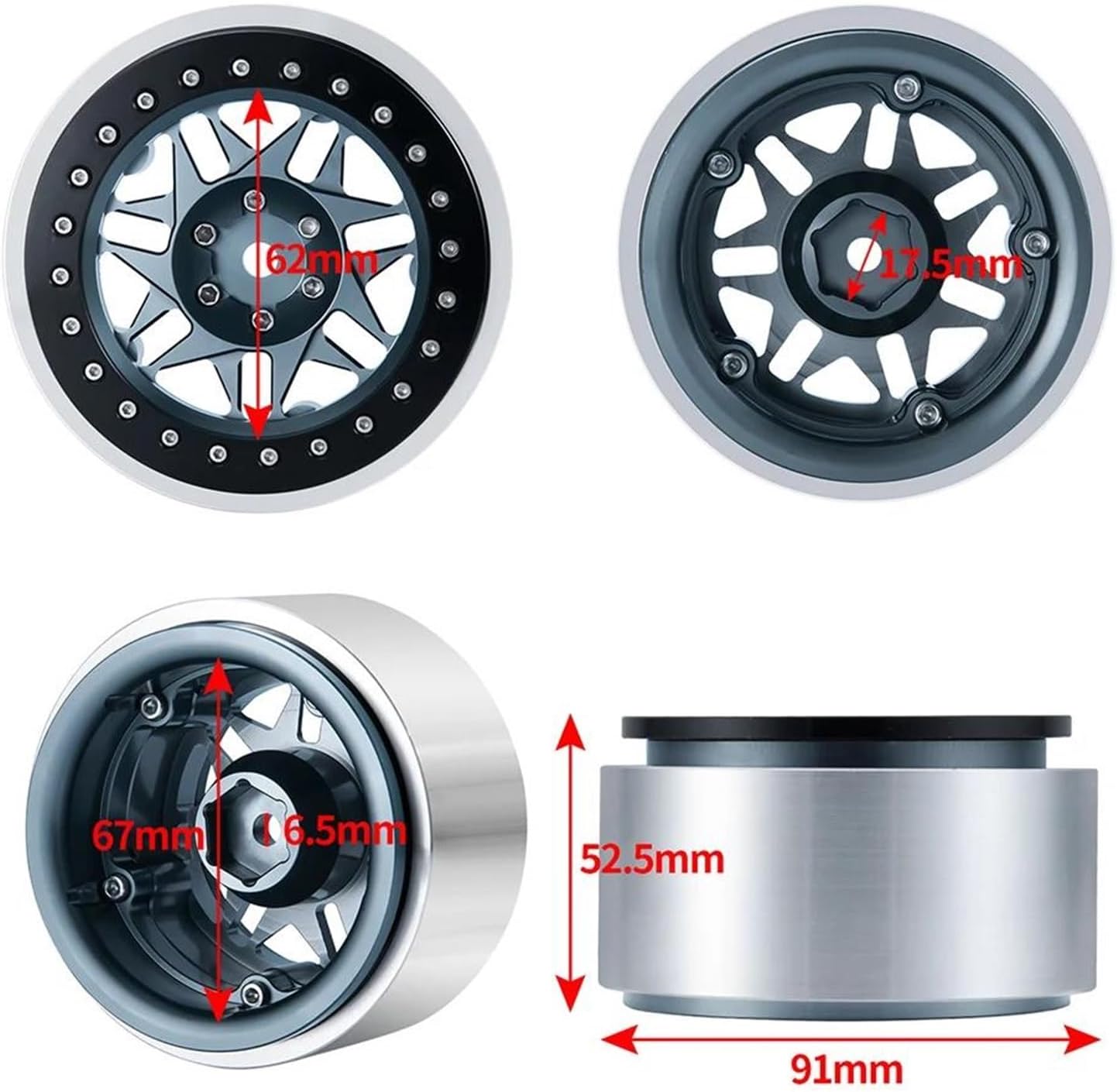 Rc Car Parts for Axial for SCX6 AXI05000 for Wrangler 1/6 2.9