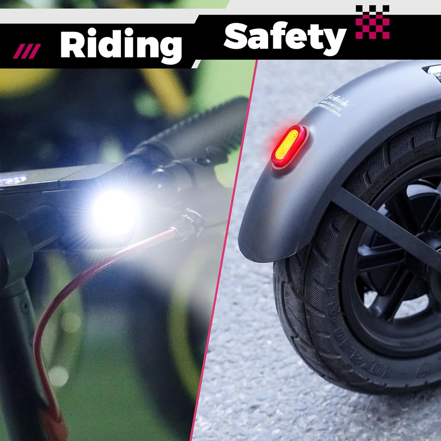 Windone Electric Scooter for Adults, 430W Peak Motor, 19MPH & 17-Mile Range, Foldable Commuter Scooter with 10