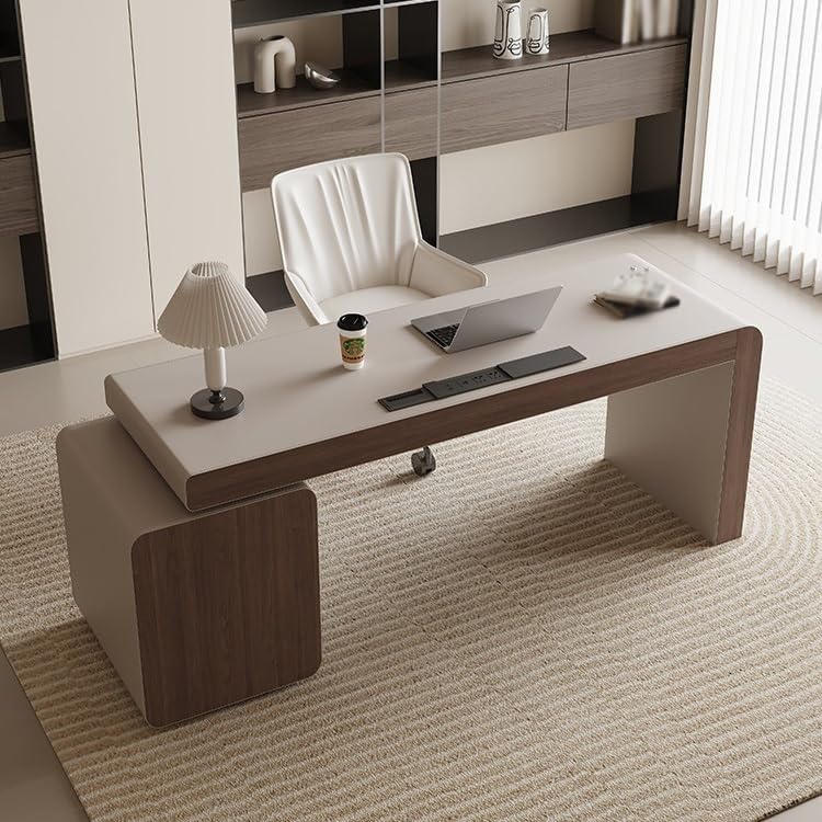 Office Desk Retro Desk Modern Study Bedroom Computer Desk Boss Desk Home Writing Desk Computer Desk(200cm)