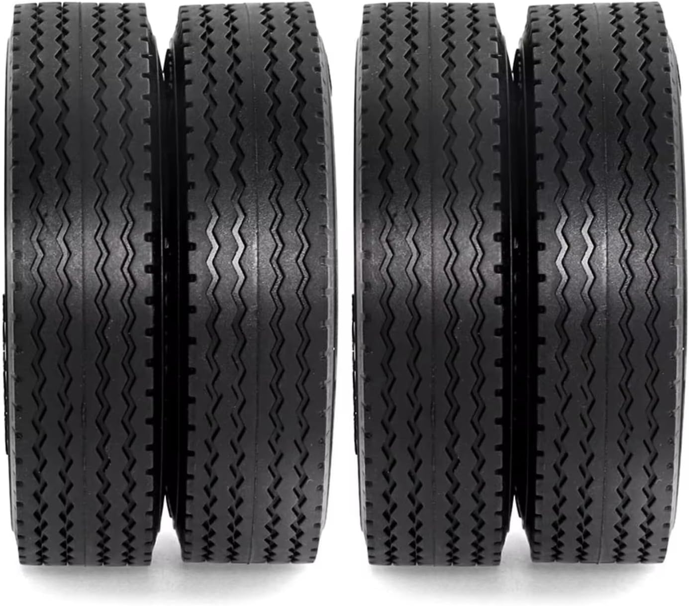 Compatible with Tamiya 1/14 RC Truck Cars Upgrade Parts Spare Accessories for Universal Metal Wheel Rim Tire Set RC Car Parts(1set)