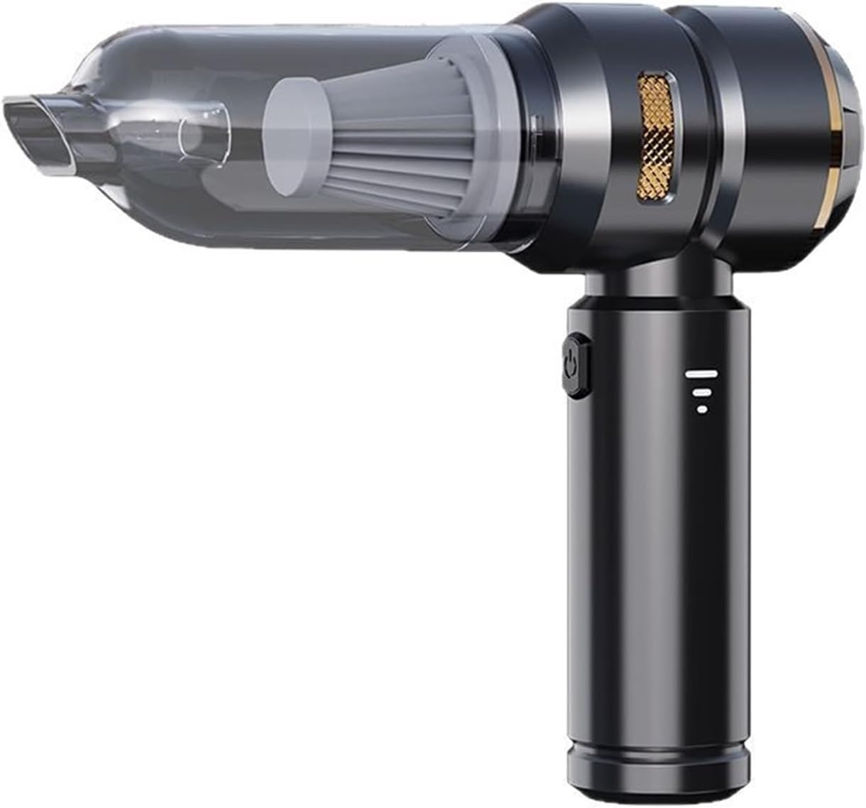 Mini Vacuum, Car Vacuum Cleaner Strong Scution Powerful Portable Handheld Wireless Vacuum Vehicle Cleaner for Car Air Gun,for Drivers and Office Workers(Silver)