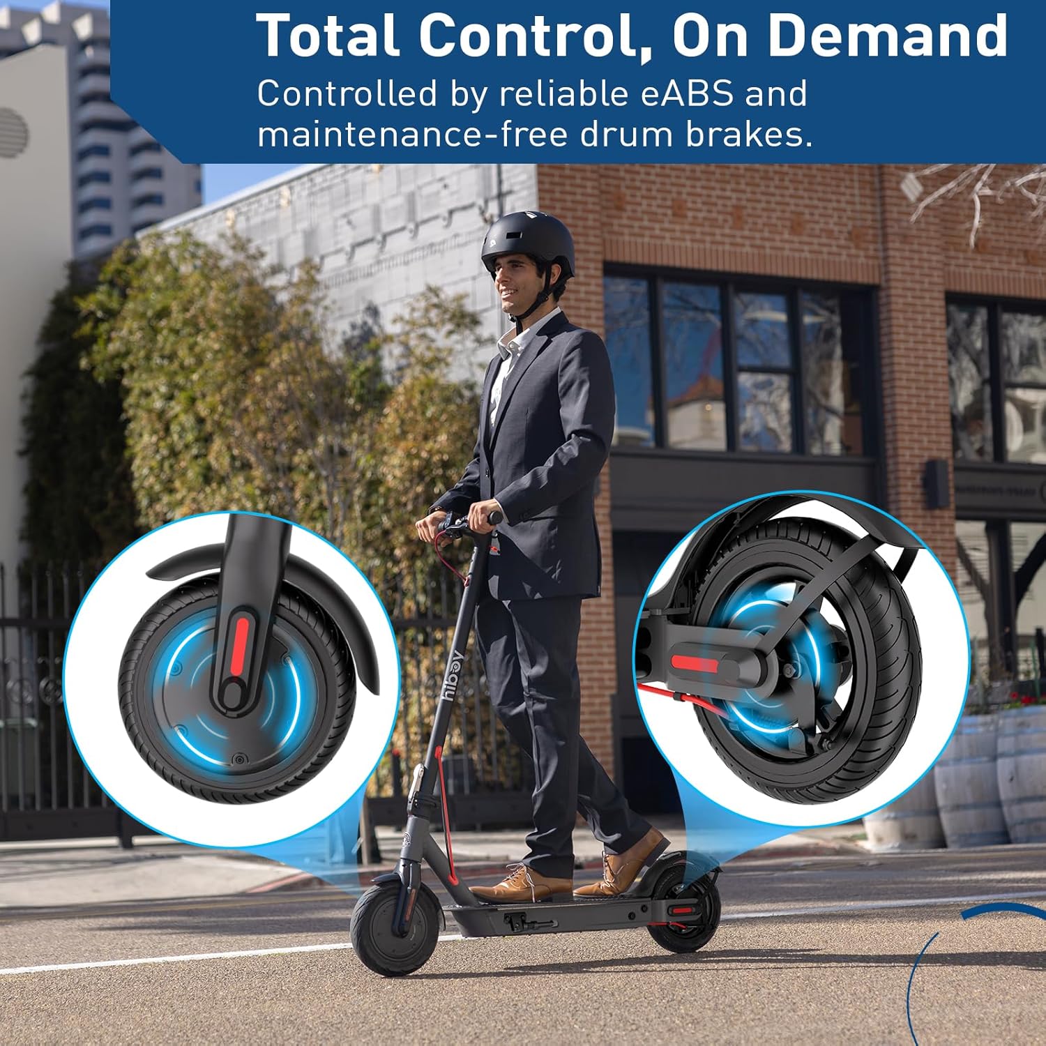 Hiboy S2 Nova Electric Scooter for Adults, 430W Peak Power, Up to 20 Miles Long-Range & 19 MPH, High-Strength Aluminum Body, Portable Folding E Scooter for Commuting with 8.5