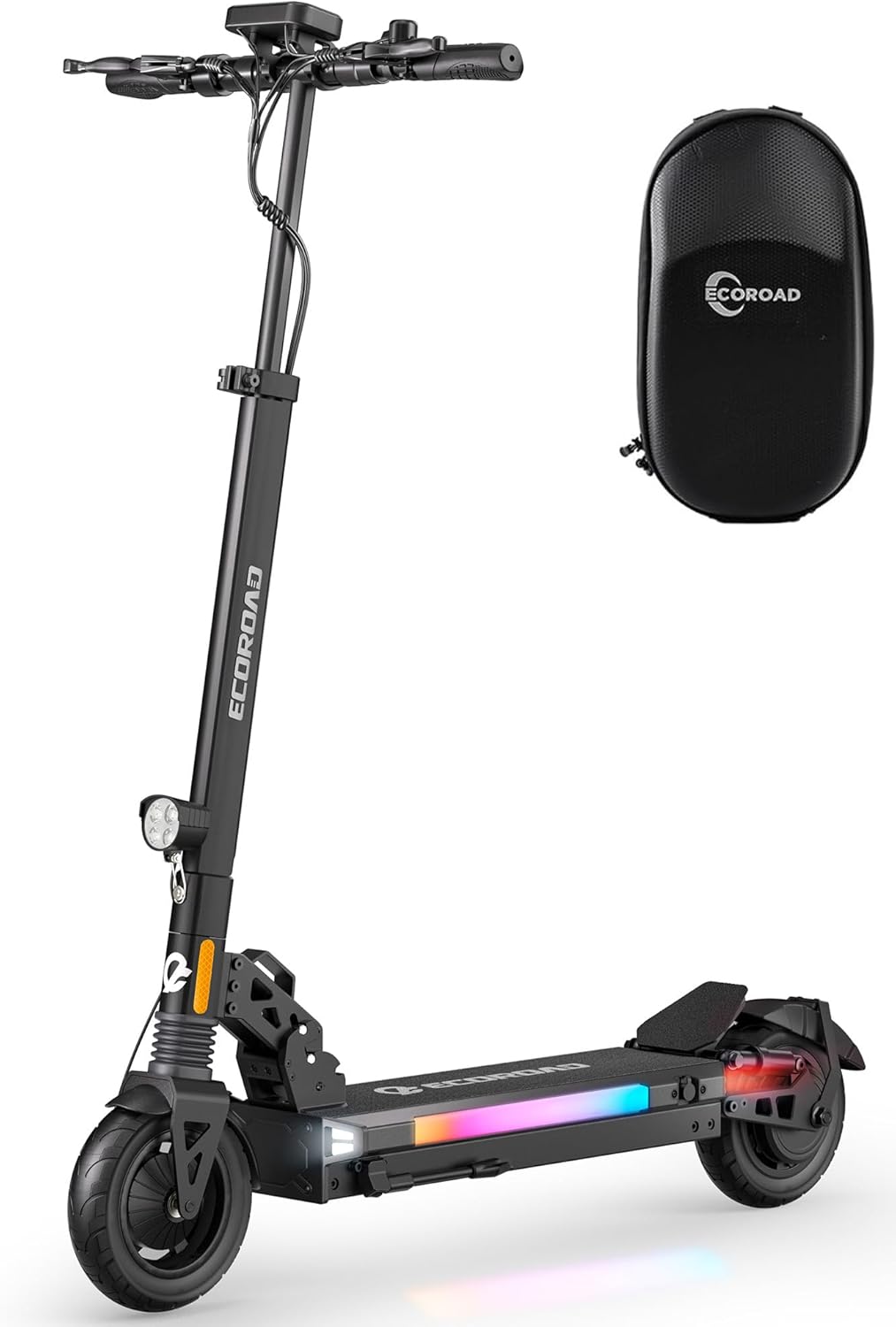 ECOROAD Electric Scooter Adults ES4/ES6, 800/1000W Motor & 25/31MPH Portable E-Scooter, 25/31 Miles Range, 8.5/10