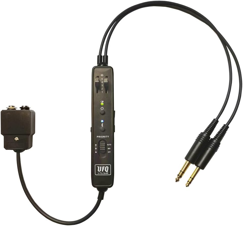 UFQ BT-Link Aviation Headset Bluetooth Adapter-Turn Any Non-Bluetooth Pilot Headset or Helmet into a Bluetooth Headset or Helmet