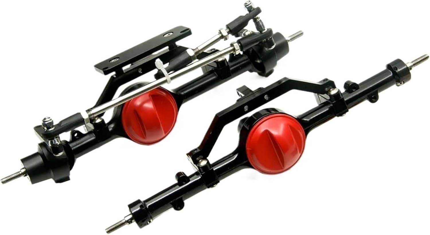 RC Vehicle Axles Compatible with Axial for SCX10 D90 for First for Generation D110 1/10 RC Car Upgrade Parts RC Car Front Rear Axles Aluminum Alloy Axle(Front Axle and Rear Axle)