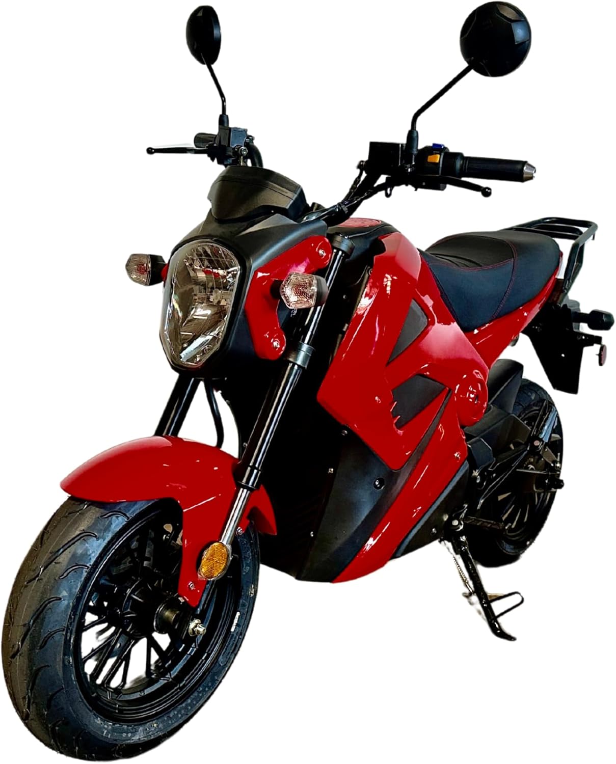 Electric Motorcycle, Road Ready, 2000 WATTS 72 Volts E-X20 E-Vader 2000W 72V | RED