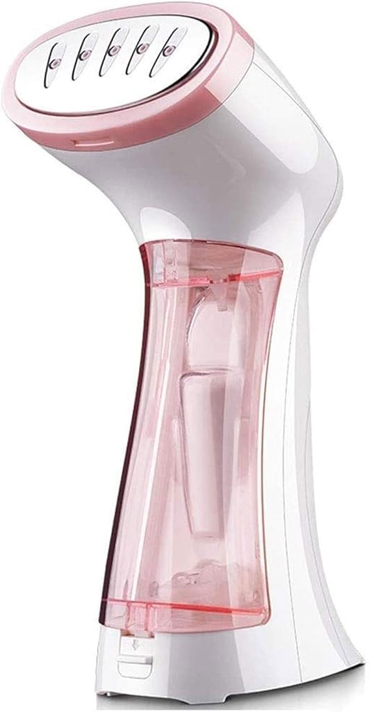 3FLQOOPP Powerful Handheld Garment and Fabric Steamer Stainless Steel Heated Soleplate, 1000-Watts