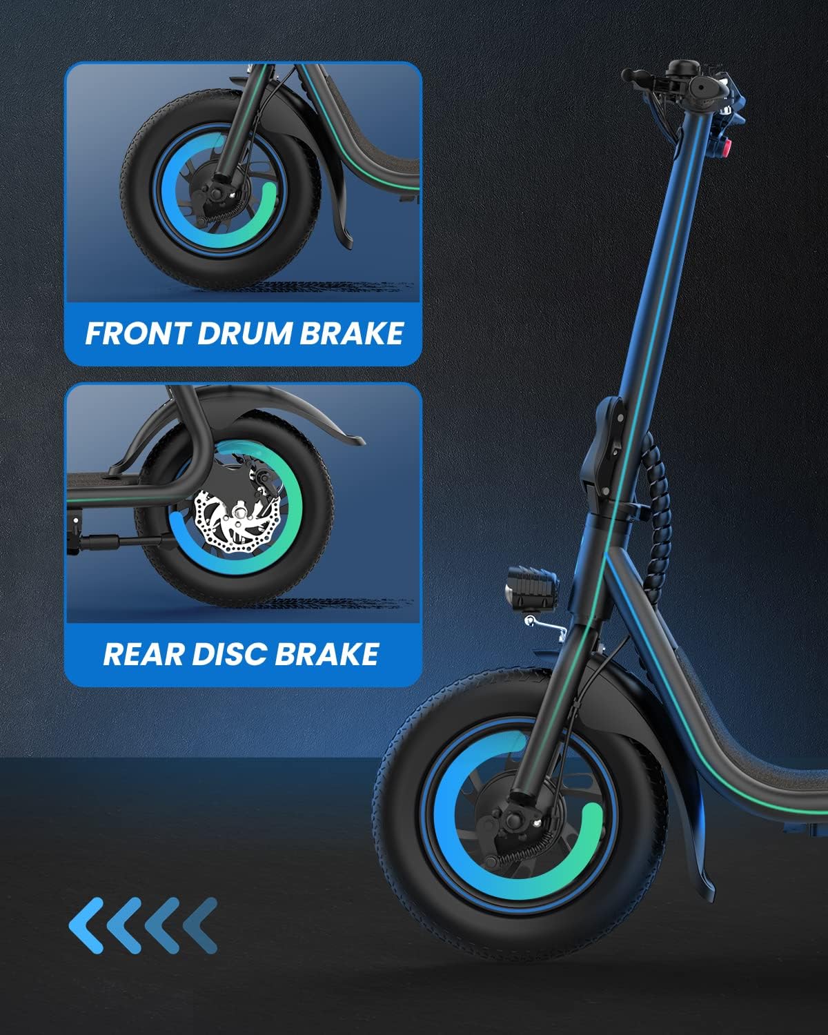 Urbanmax C1 Electric Scooter for Adults & Teens,20 Miles Range, 265 Lbs,Top Speed 16MPH, Wide Anti-Slip Deck for Commute, Groceries, Pets, Foldable Commuter Escooter with Seat and Basket