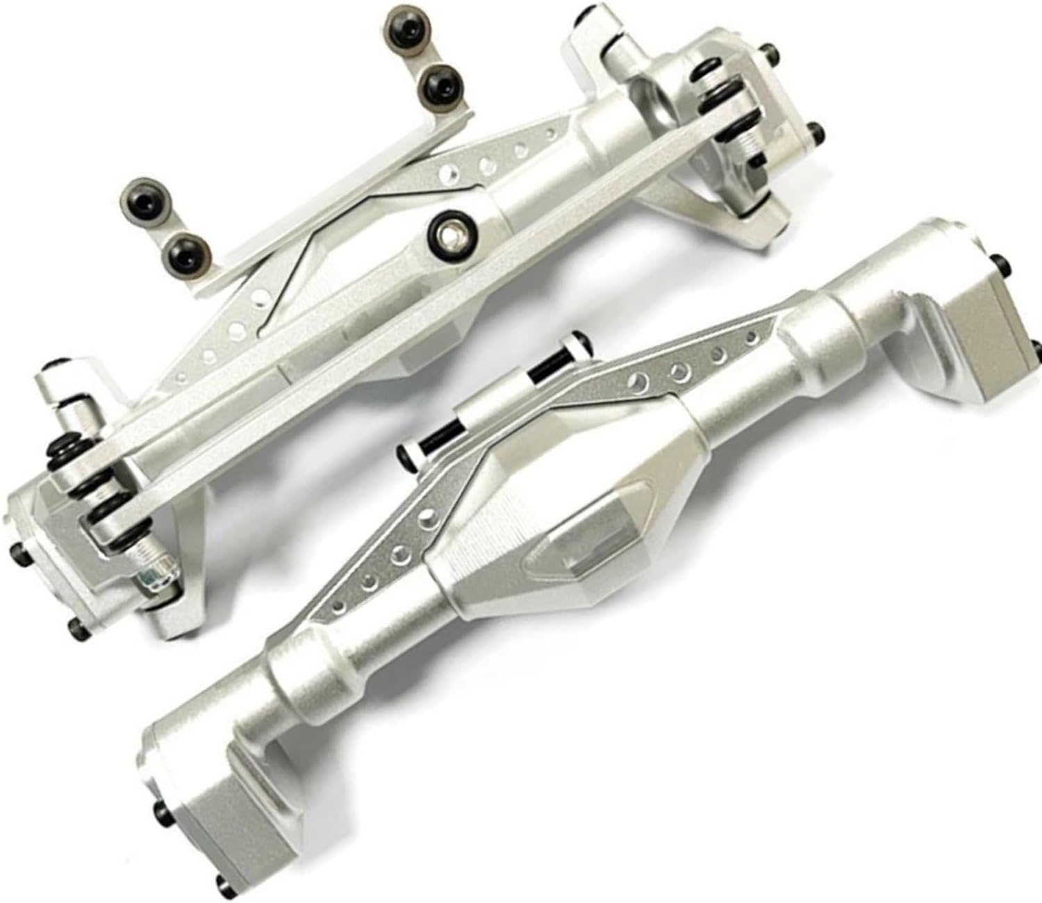 RC Vehicle Axles Compatible with Axial for UTB18 1/18 RC Car Part RC Car Accessories RC Upgrade Part Aluminum Alloy Front Rear Axle Shell(Color:3)