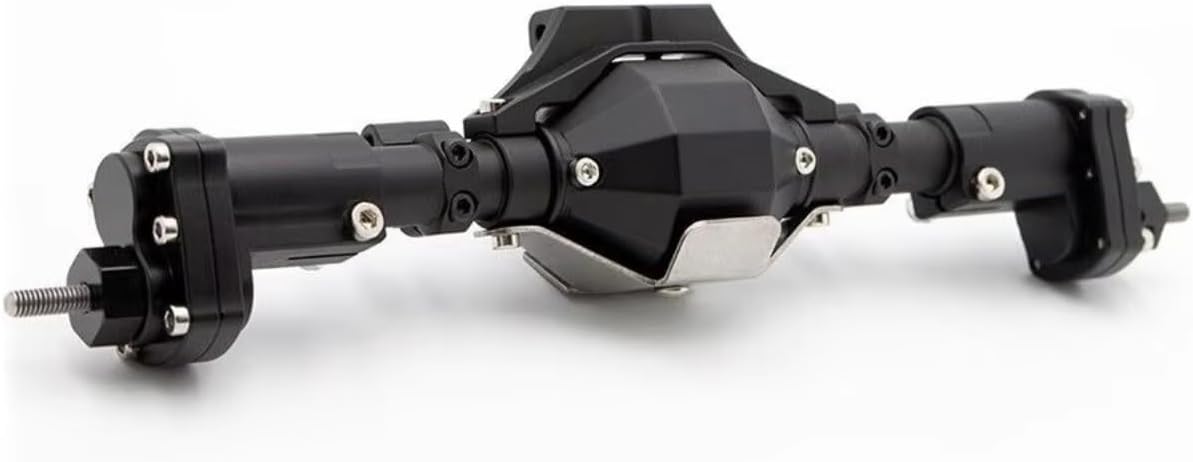 RC Axle Models For Axial For SCX10 II For Racing AR44 1/10 Aluminum Portal Front Rear Axle Complete Set Upgrades Parts Accessories RC Crawler Car(Rear)