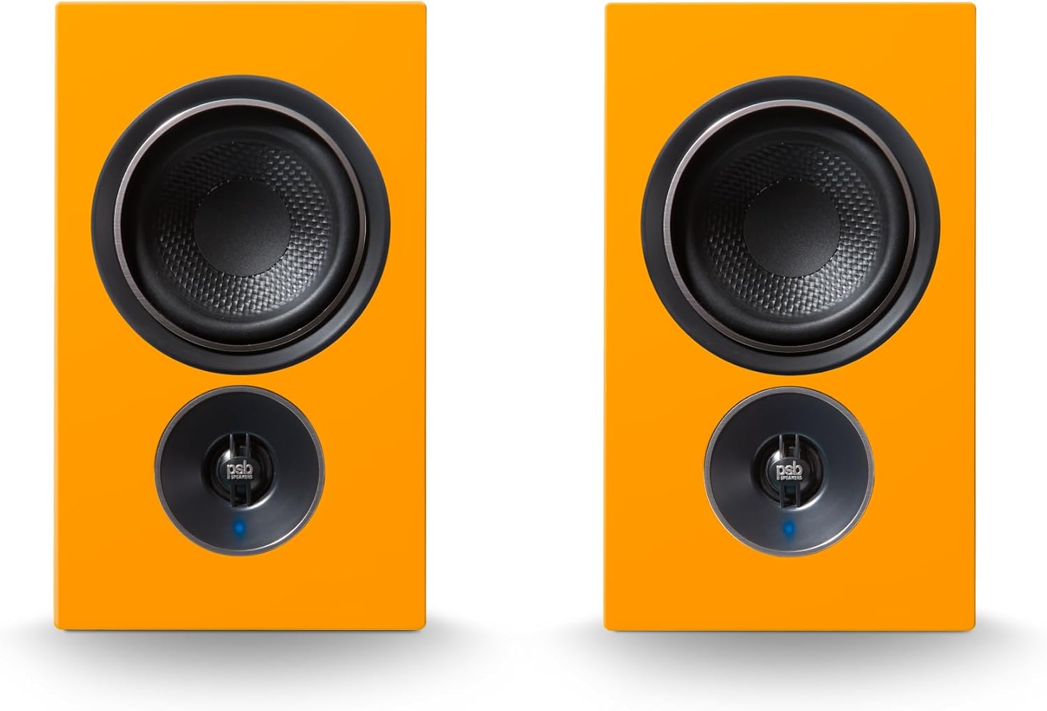 PSB Alpha iQ Streaming Powered Speakers with BluOS (Dutch Orange)