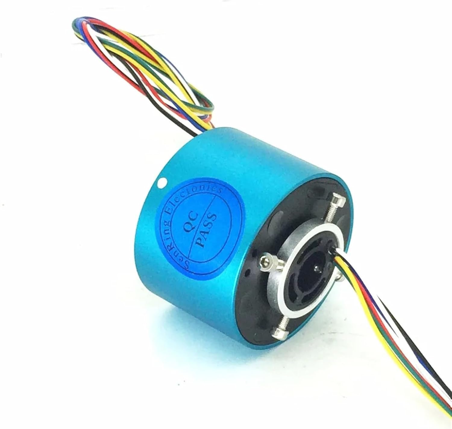 Rotating connector 3 circuits 5A of bore size 12.7mm through hole slip ring