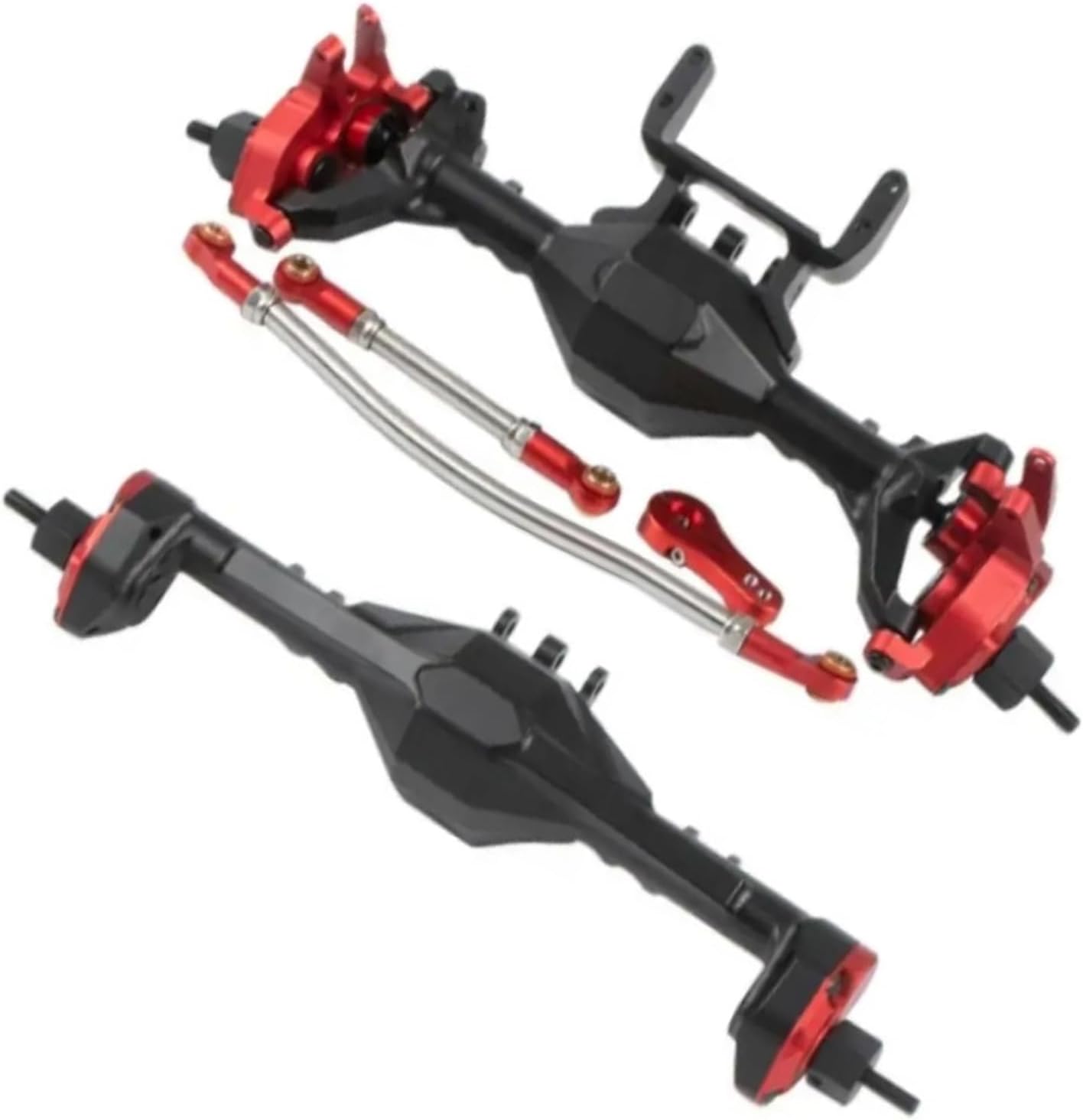 RC Vehicle Axles Compatible with Axial for SCX10 1/10 RC Car Part Front Rear Axle RC Upgrade Part Aluminum Alloy Protector Rc Front Rear Axle