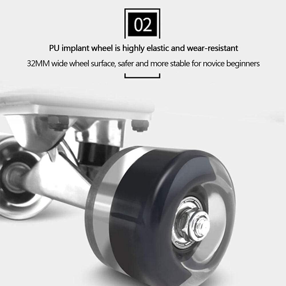 Four-Wheel Skateboard, kickboard Made of Maple, 31-inch Professional