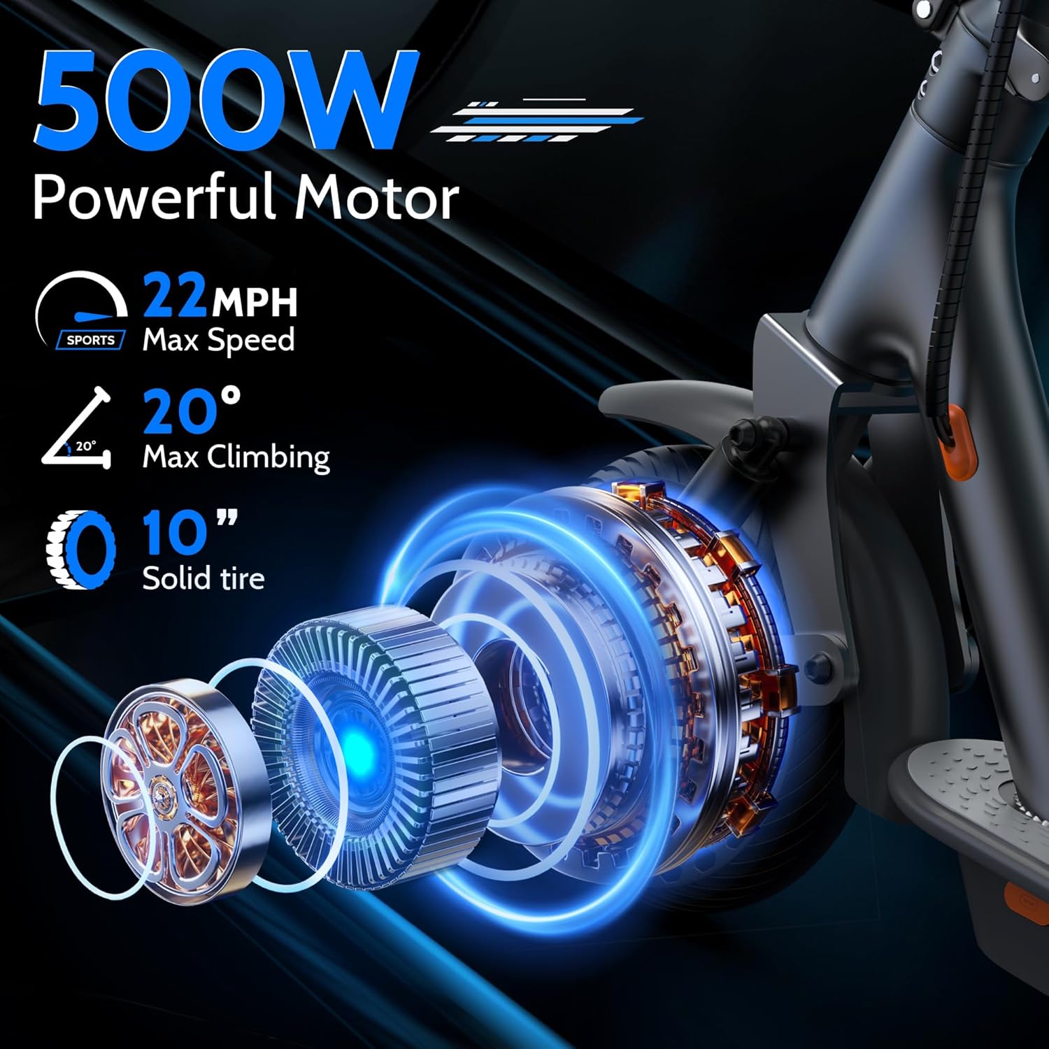 Maxshot Electric Scooter, 8.5