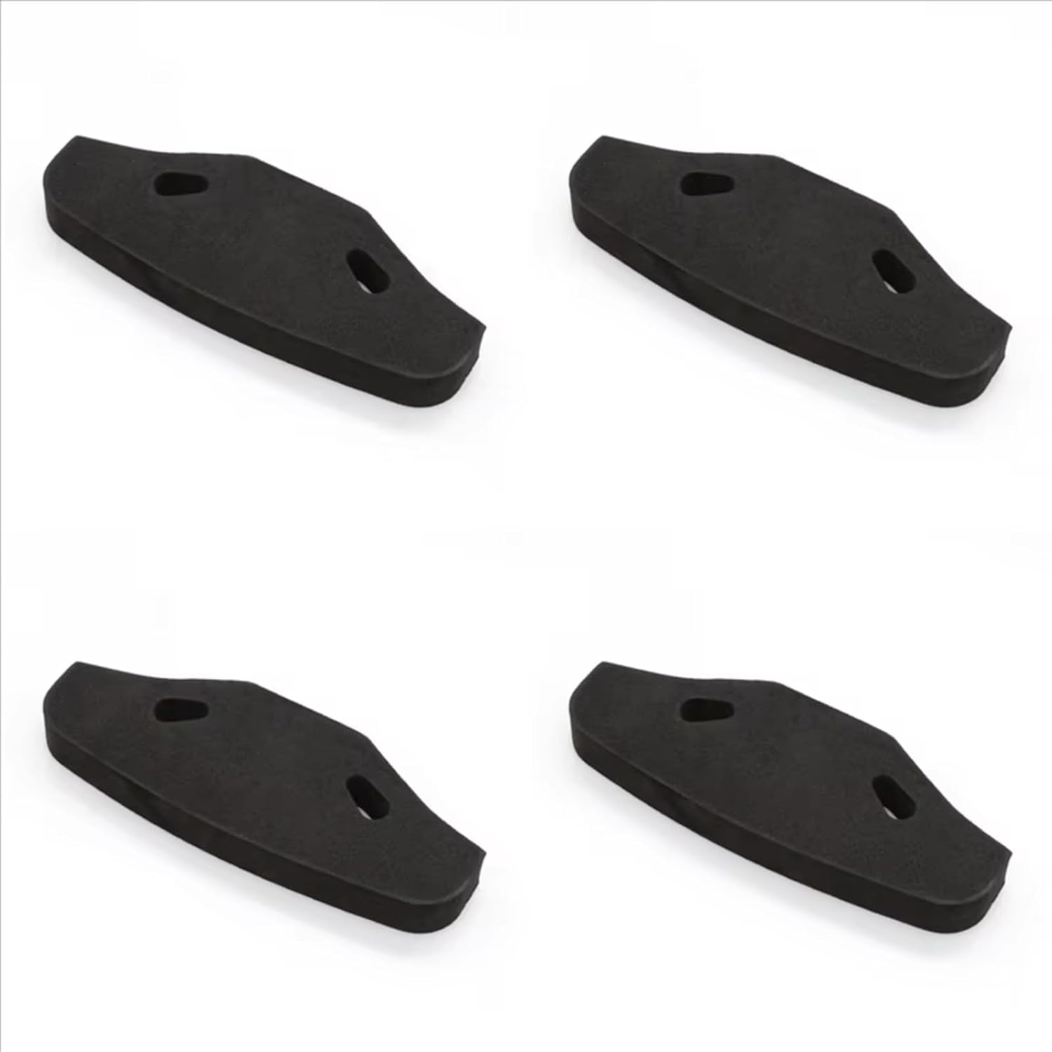 RC Accessories For Tamiya For TT-01 For TT-02 MA68T 1/10 RC Car 4X Front Bumper Sponge Foam Upgrade Parts Spare Accessories Black