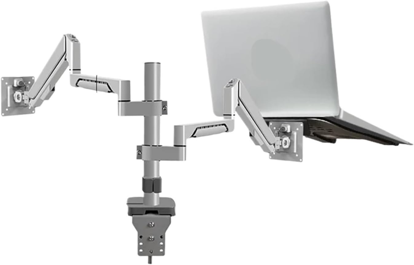 10-16 Inch Height Adjustable Desk Stand Monitor Tilt and Swivel(H11G-XY360B)