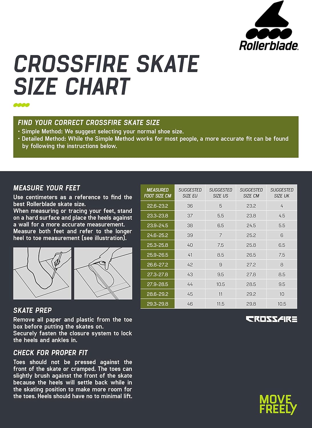 Rollerblade Crossfire Unisex Adult Slalom Inline Skate, Black, Urban Performance Inline Skates