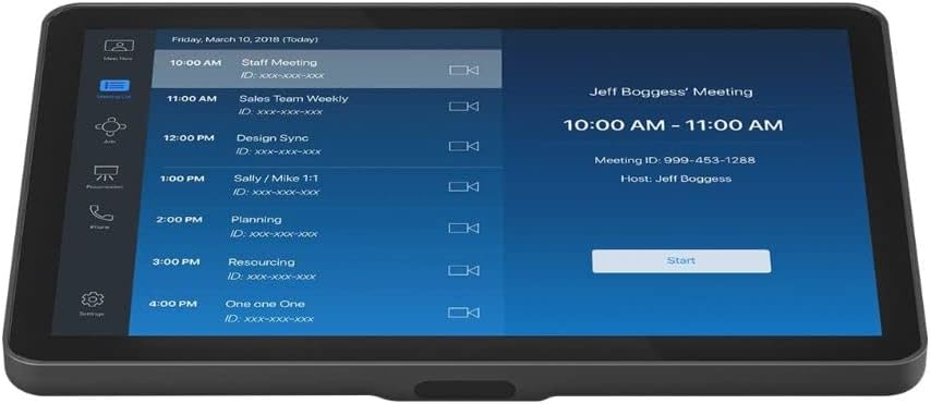 Logitech Rally bar and tap IP Bundle, 1920 Pixels x 1080 Pixels, Graphite (Renewed)