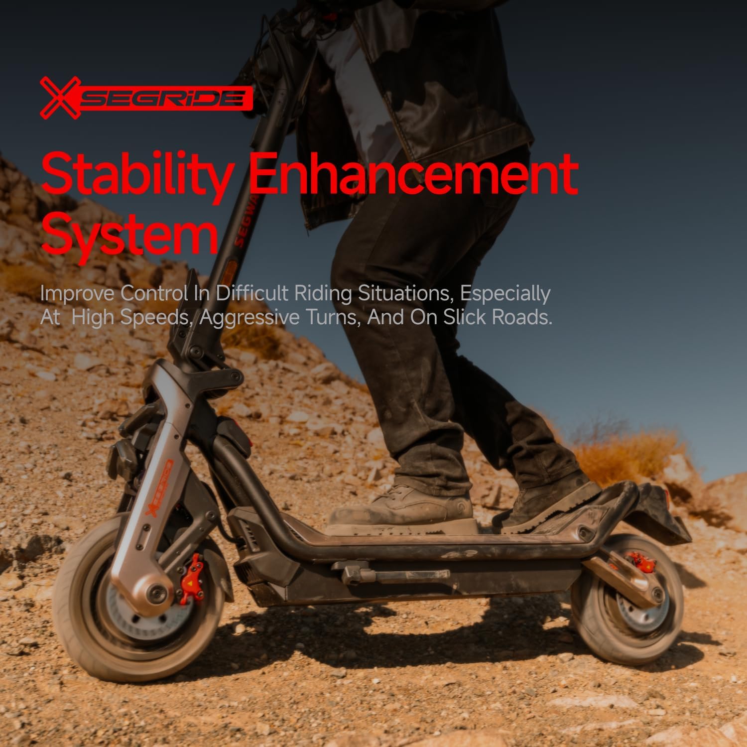 Segway SuperScooter GT3, 31 MPH w/ 45-Mile Long Range, 2400W Peak Motor, Dual Hydraulic Suspension, Self-Sealing Tires, Flash Charging Electric Scooter for Adults, UL 2272/2271 Certified, Gen3