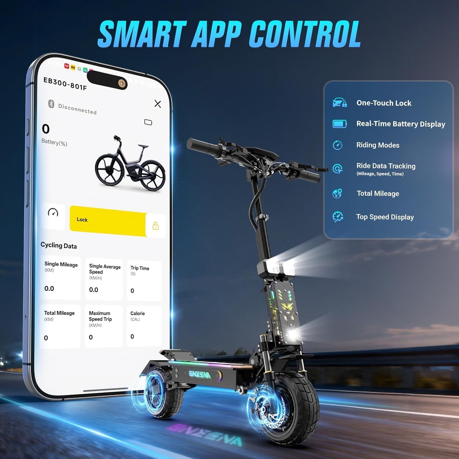 Electric Scooters Adults- 7000W/5600W Dual Motor, 55/45 MPH Fast Escooter and 60V 38/27Ah Long Range Battery E Scooter for Adults, 12/11 Inches Off Road Tires Foldable E-Scooters with Seat