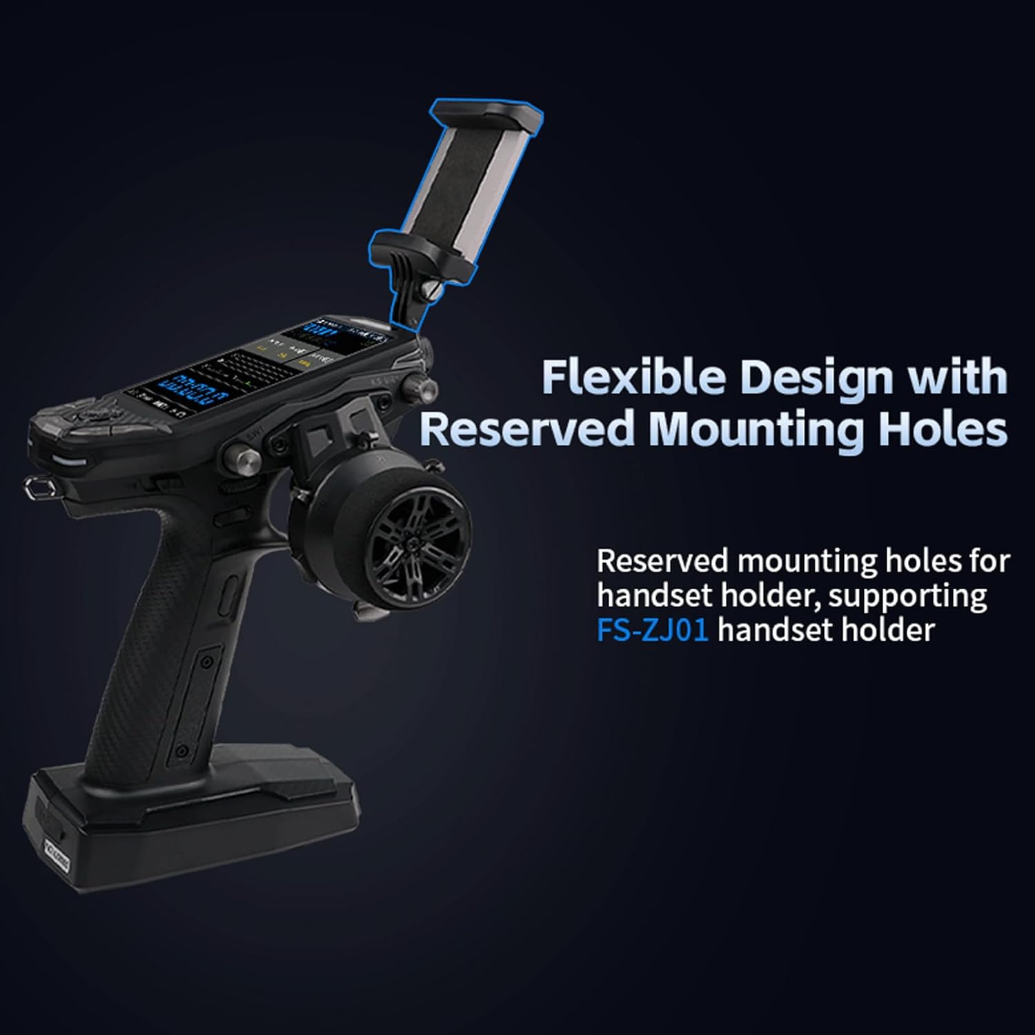 Goolsky Flysky FS-G11P 11CH 2.4GHz RC Transmitter with Receiver FS-R11P, 3.5 Inch IPS Screen Dual Antenna Remote Controller with Receiver for RC Car Boat