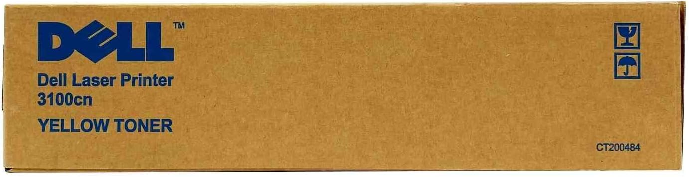 Dell 4K Yellow Toner Cartridge K4974, 4000 Pages, Yellow, 593-10063, 0K4974 (K4974, 4000 Pages, Yellow)