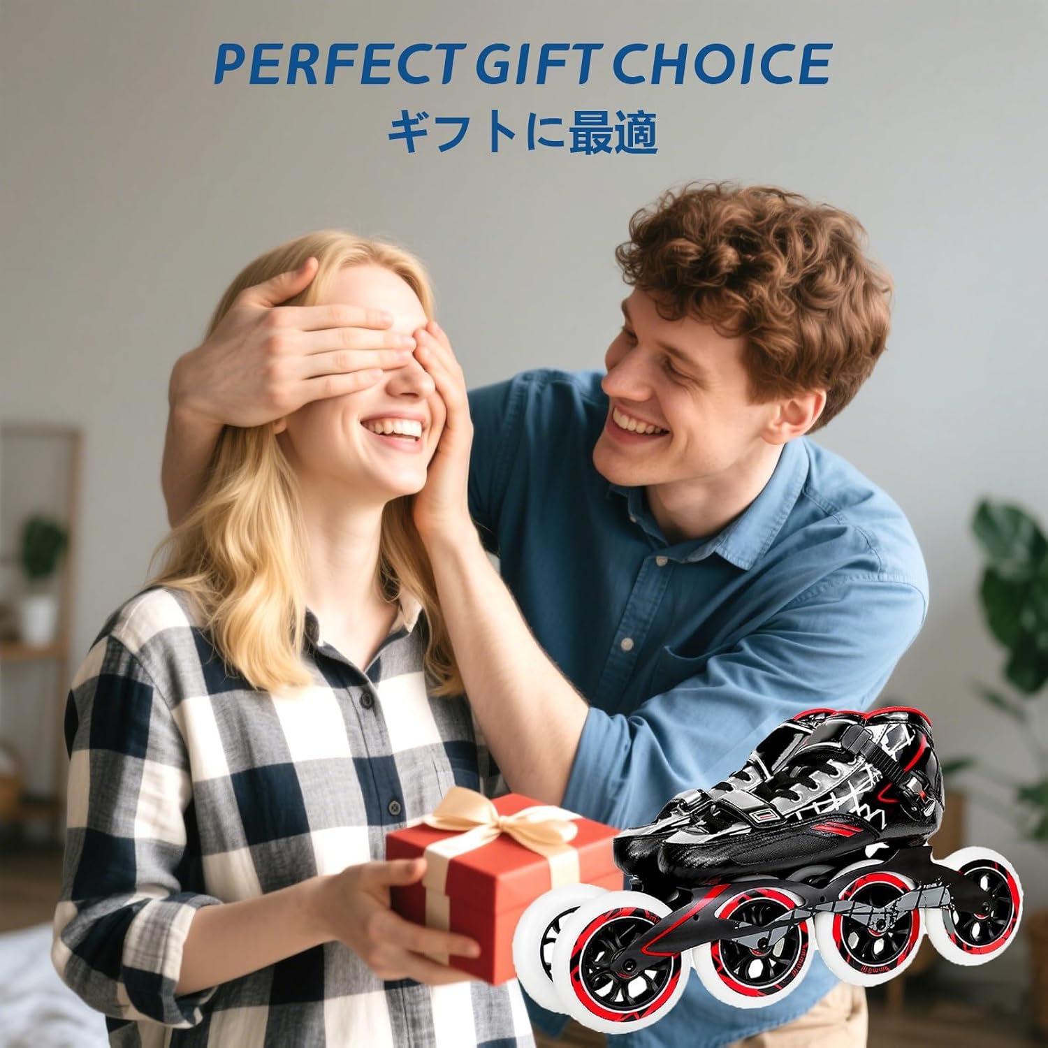 Inline Speed Skates for Men Women, Heat Moldable Professional Carbon Fibre Inline Skates Adult with High Precision ABEC-9 Bearings High Performance Fitness Racing Skates, Unisex