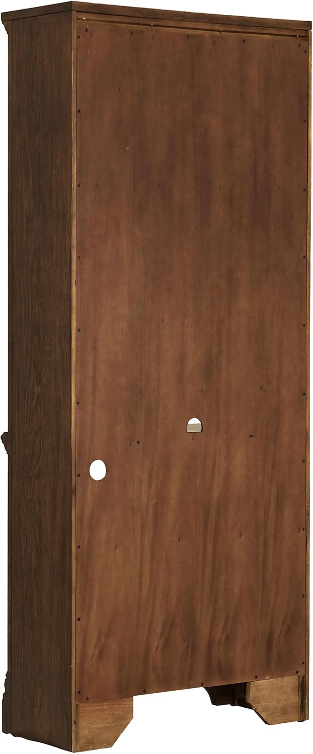 First of a Kind Hartshill 78-inch 5-Shelf Bookcase Burnished Oak