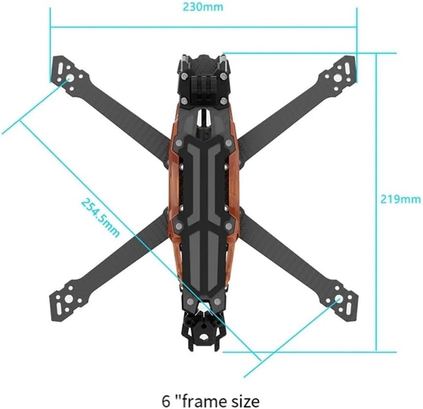 Fit for GEP-Vapor-D O4 Pro Frame Drone Kit Carbon Fiber Frame,for RC FPV Quadcopter Helicopter Replacement Partsabgi
