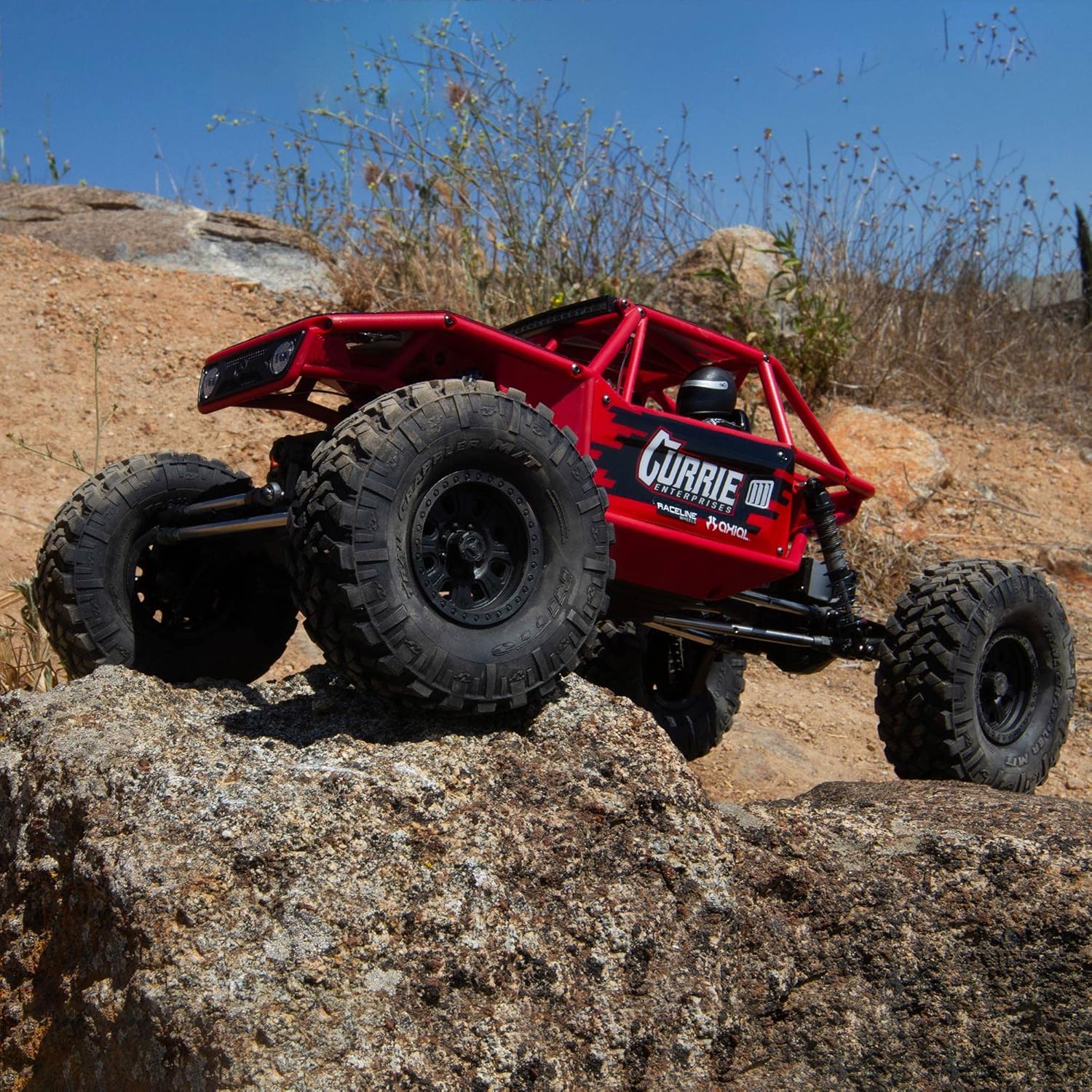 Axial RC Truck 1/10 Capra 1.9 4WS Unlimited Trail Buggy RTR (Batteries and Charger Not Included), Red, AXI03022BT1