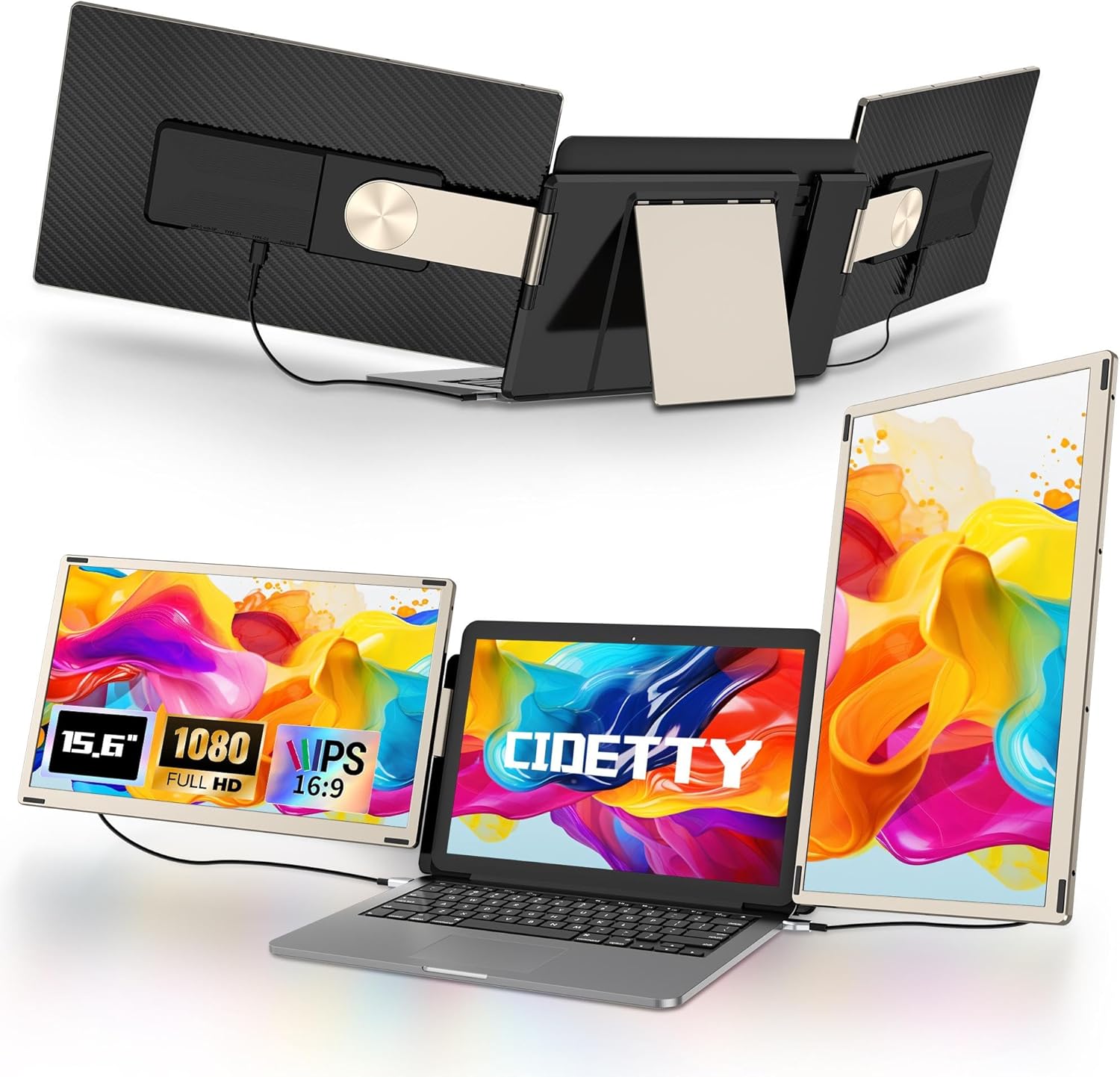 Laptop Screen Extender Portable, Detachable 15.6