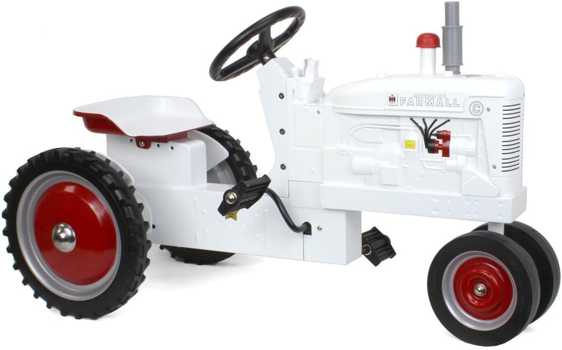 ERTL Farmall C White Demonstrator Pedal Tractor, Farmall 100th Anniversary, ERTL Limited Series ZFN44214