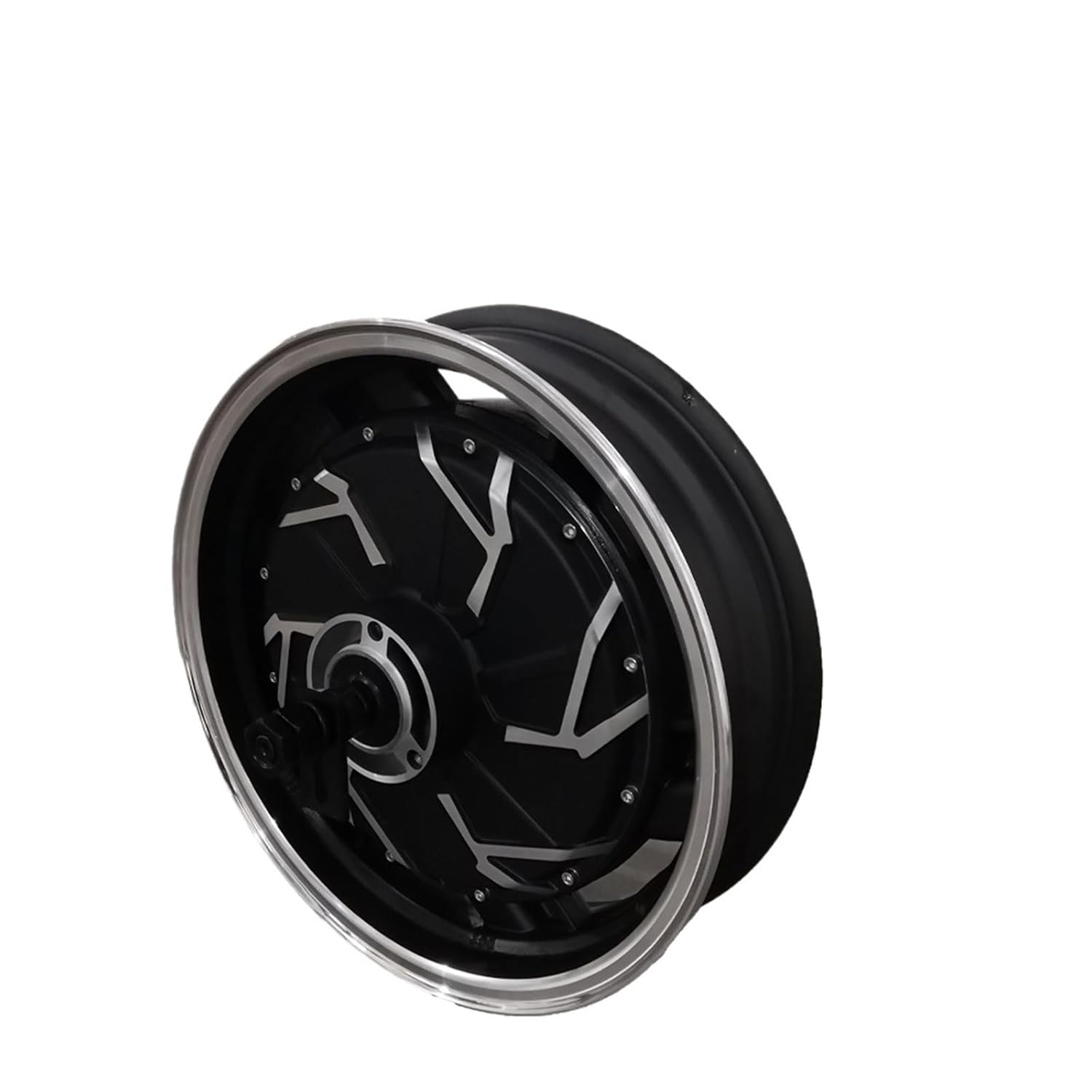 QS Motor 14 * 3.5inch 5000W 260 V4 BLDC in-Wheel Motor 48v 72v Dual Shaft Hub Motor for Electric Scooter and E-Motorcycle