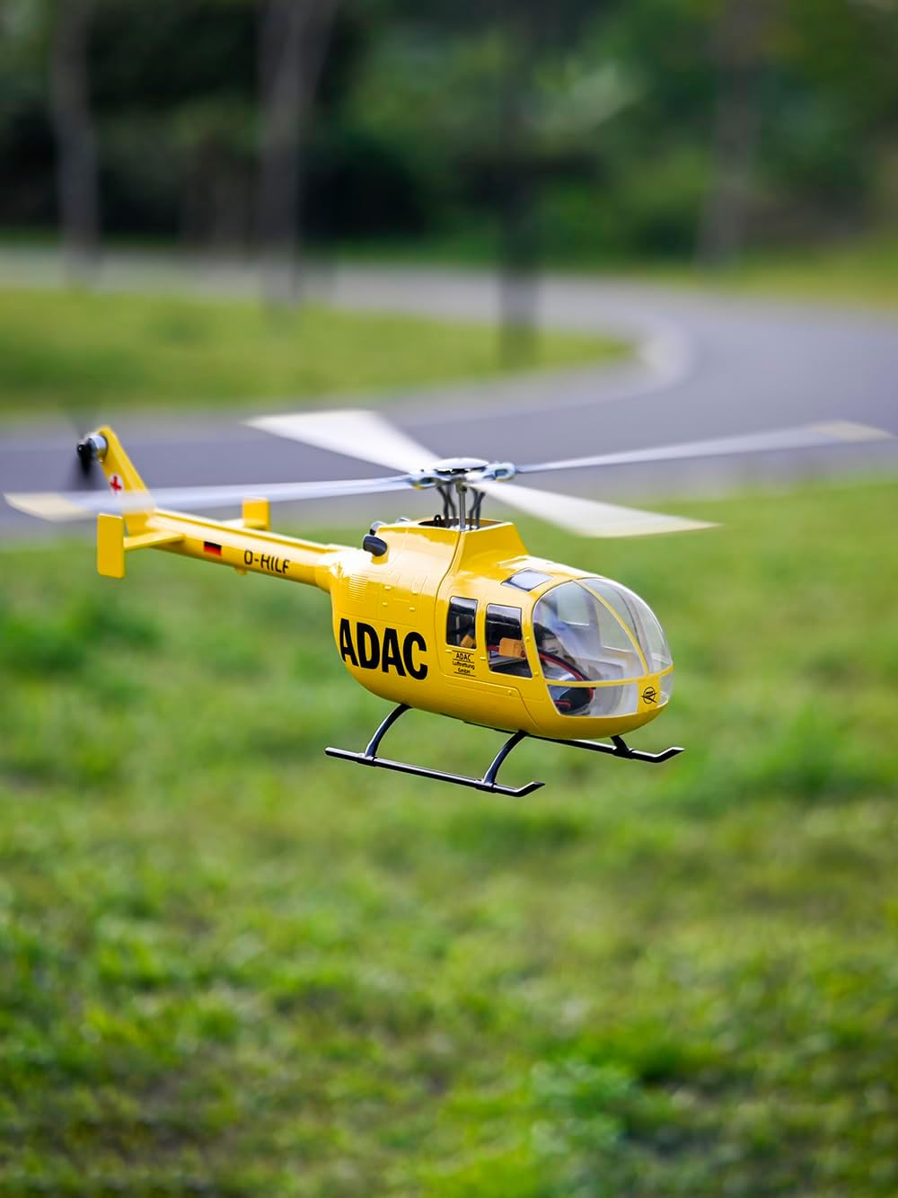 RTF 470 Class FLYWING BO105 RC Helicopter Model GPS 4 Blades Rotor Head One Click Return Brushless Motor RTR I6S Radio Battery Hobby Grade Model