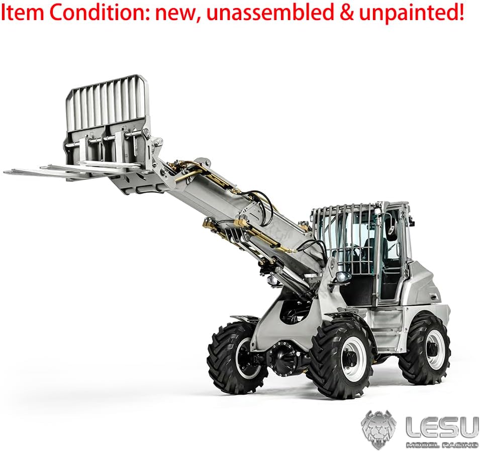 TOUCAN RC HOBBY 1/14 LESU RC Hydraulic Fork Loader AT1050 Radio Control Telescopic Arm Car Kits