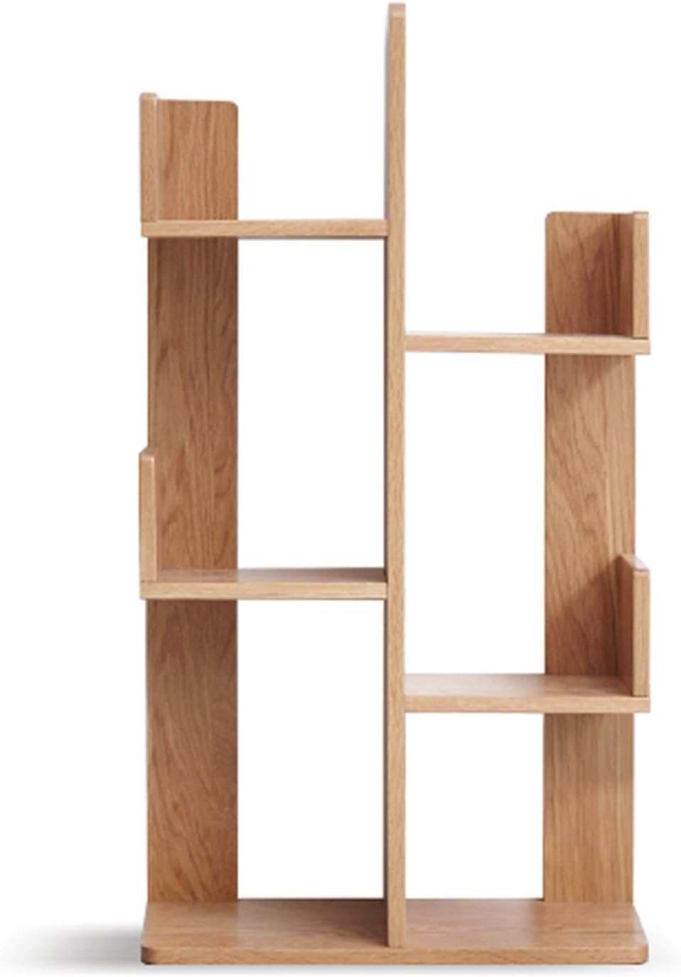 QTBH Bookshelf Wooden 3-Tier Freestanding Bookshelf Floor Standing Multifunctional Display Shelf Utility Organizer Shelves for Living Room, Home Office Bookcase Bookcase freestanding